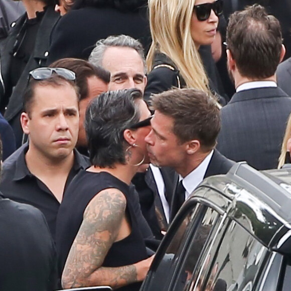 Brad Pitt aux funérailles de Chris Cornell à Los Angeles, le 26 mai 2017.