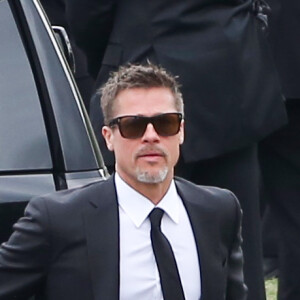 Brad Pitt aux funérailles de Chris Cornell à Los Angeles, le 26 mai 2017.