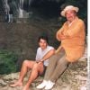 Jean-Marc Thibault et son fils Alexandre sur le tournage du téléfilm Ma mère en 1998