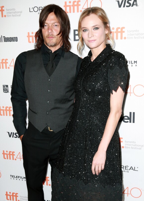 Diane Kruger, Norman Reedus à la première de 'Sky' lors du Festival international du film 2015 de Toronto, le 16 septembre 2015