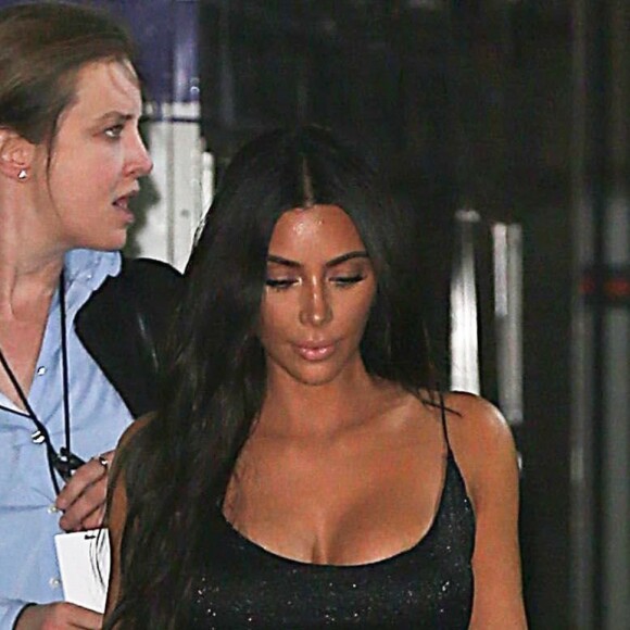 Kim Kardashian à la sortie de l'émission Andy Cohen à Los Angeles, le 21 mai 2017