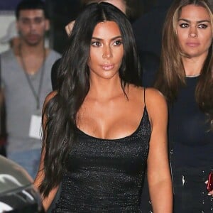 Kim Kardashian à la sortie de l'émission Andy Cohen à Los Angeles, le 21 mai 2017