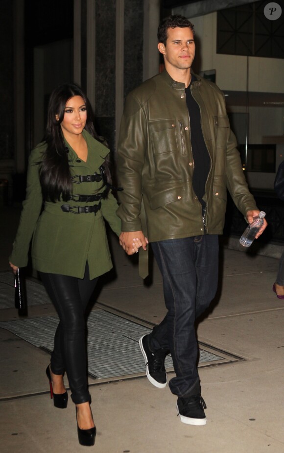 Kim Kardashian et Kris Humphries à New York le 5 octobre 2011