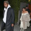 Kim Kardashian et son mari Kanye West sont allés diner au restaurant Providence à Los Angeles, le 25 mars 2017