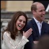 Le prince William, duc de Cambridge et Catherine (Kate) Middleton, duchesse de Cambridge accueillent les enfants de ceux qui sont morts au service des Forces armées lors d'une une fête à Buckingham à londres le 13 mai 2017.