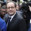 Francois Hollande arrive au QG du parti socialiste rue de Solférino à Paris après la passation de pouvoir le 14 mai 2017. © Marc Ausset-Lacroix / Bestimage