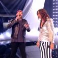 Nicola Cavallaro et Zazie ont chanté  Time after time  de Cindy Lauper lors de la finale de  The Voice 6 , sur TF1 le 10 juin 2017.