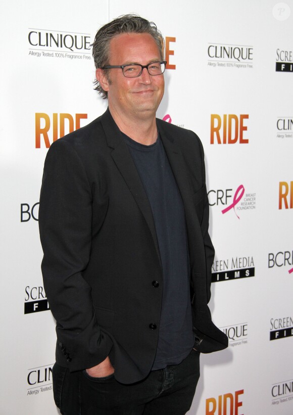 Matthew Perry - Avant-première du film "Ride" à Hollywood, le 28 avril 2015.
