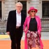 Twiggy et son mari Leigh Lawson - Vernissage de la Summer Exhibition de la Royal Academy of Arts à Burlington House. Londres le 7 juin 2017.