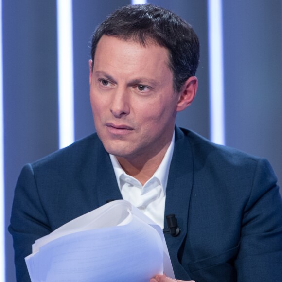 Exclusif - Enregistrement de l'émission "Le Divan" avec Roselyne Bachelot-Narquin en invitée et présentée par Marc-Olivier Fogiel. Le 13 janvier 2017. © Cyril Moreau / Bestimage