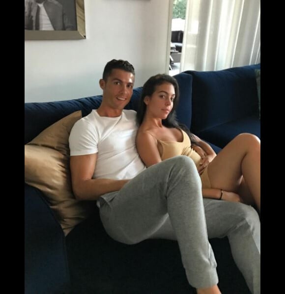 Photo de Cristiano Ronaldo et Georgina Rodríguez. Mai 2017.