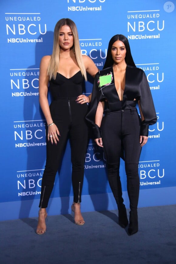 Kim Kardashian et Khloé Kardashian à la soirée NBC Universal 2017 à New York City, New York, Etats-Unis, le 15 mai 2017. © Sonia Moskowitz/Globe Photos/Zuma Press/Bestimage