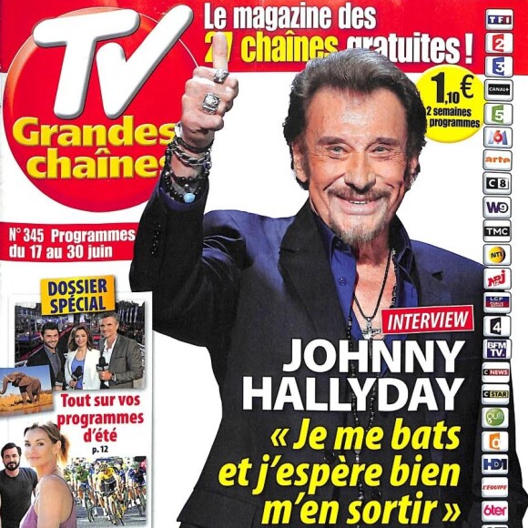 Retrouvez l'intégralité de l'interview de Johnny Hallyday dans le magazine TV Grandes Chaînes, le 12 juin 2017