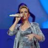 Katy Perry très provocatrice lors d'un concert le premier jour de BBC Radio 1 'One Big Weekend' à Burton Constable Hall à Hull, le 27 mai 2017.