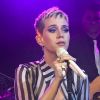Katy Perry en concert au WaterRats pub dans le quartier de Islington à Londres, le 25 mai 2017.