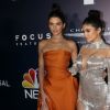 Kendall Jenner (robe Paule Ka) et sa soeur Kylie Jenner à la Soirée NBC après la 74ème cérémonie annuelle des Golden Globe Awards à Beverly Hills. Le 8 janvier 2017