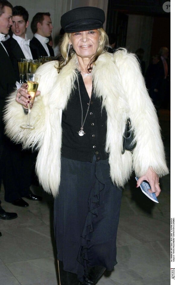 Anita Pallenberg à Londres en janvier 2002.