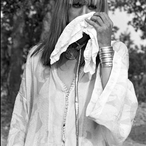 Anita Pallenberg à Saint Tropez en 1971.