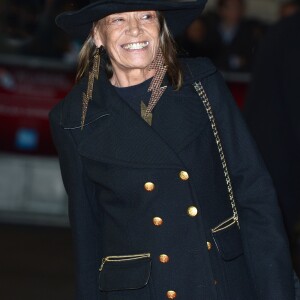 Anita Pallenberg à Leicester Square, Londres, le 18 octobre 2012.