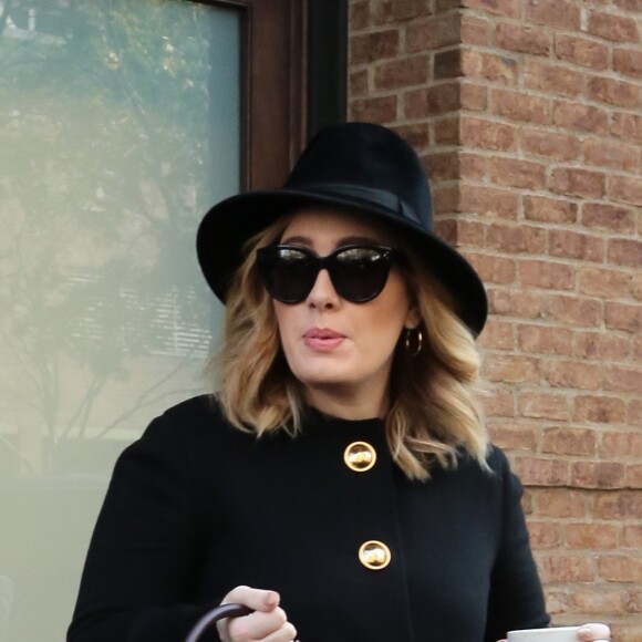 La chanteuse Adele à New York le 24 novembre 2015.