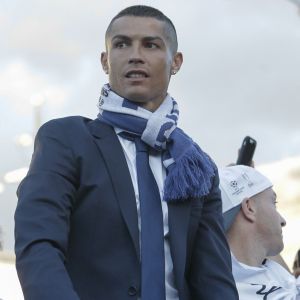 Cristiano Ronaldo - L'équipe du Real Madrid célèbre sa victoire à Madrid après avoir remporté la finale de la ligue des champions à Madrid le 4 juin 2017.