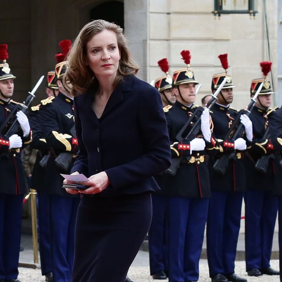 Nathalie Kosciusko-Morizet - Arrivées pour la passation de pouvoir entre E.Macron et F.Hollande au palais de l'Elysée à Paris le 14 mai 2017. © Stéphane Lemouton / Bestimage