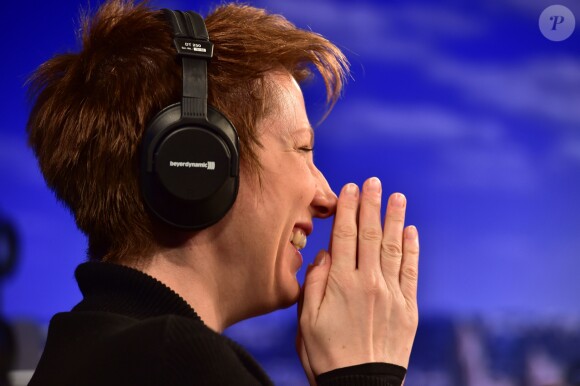 Exclusif - Natacha Polony lors de la journée spéciale du 60ème anniversaire de la radio Europe 1 à Paris le 4 février 2015.