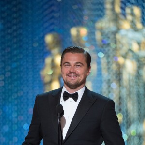 Leonardo DiCaprio aux Oscars 2016.