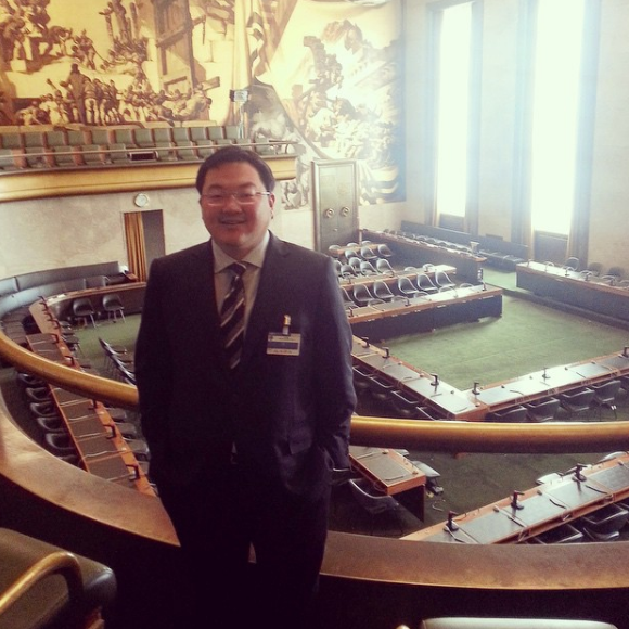 Le financier malaisien Jho Low en octobre 2014.