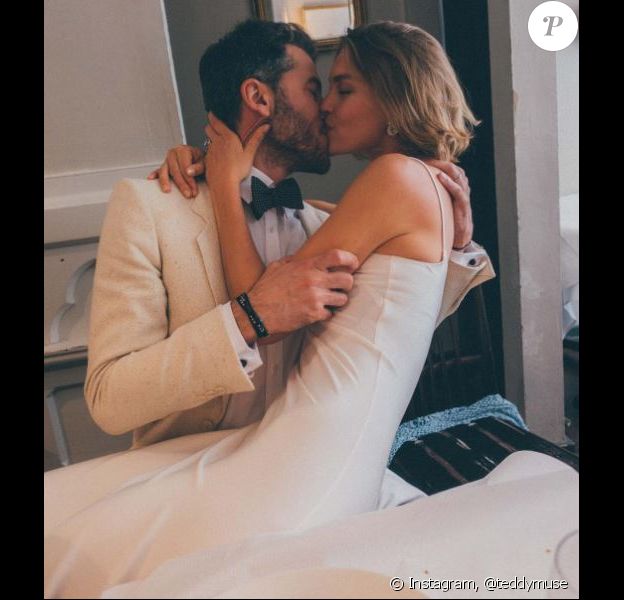 Mariage d'Arizona Muse et Boniface Verney-Carron à Londres. Le 17 juin 2017.
