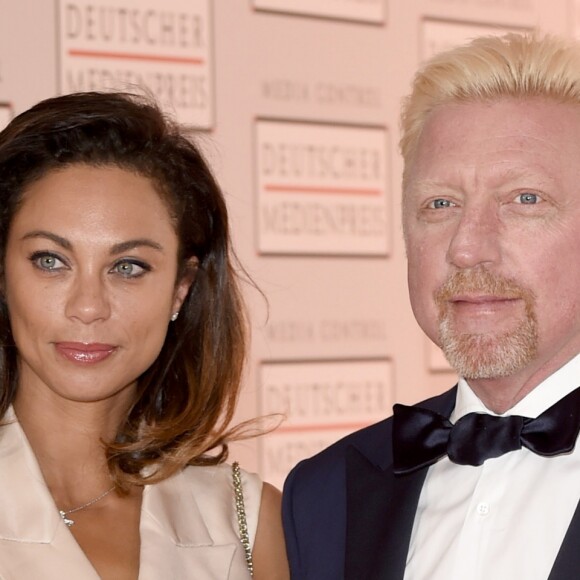 Lilly Becker et son mari Boris Becker - L'ancien président des Etats-Unis, Barack Obama, a reçu le Prix allemand des médias à Bade, le 25 mai 2017.