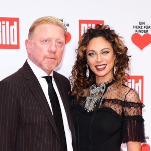 Boris Becker et sa femme Lilly - Photocall de la soirée de Gala "Ein Herz fur Kinder" à Berlin le 3 décembre 2016.