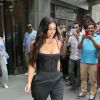 Kim Kardashian sort d'un building à New York, le 14 juin 2017.