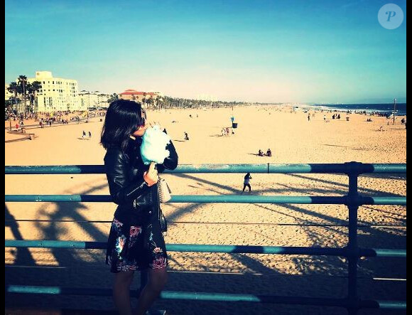 Alizée poste une photo de sa fille Annily, 12 ans, sur Instagram, le 28 avril 2017.