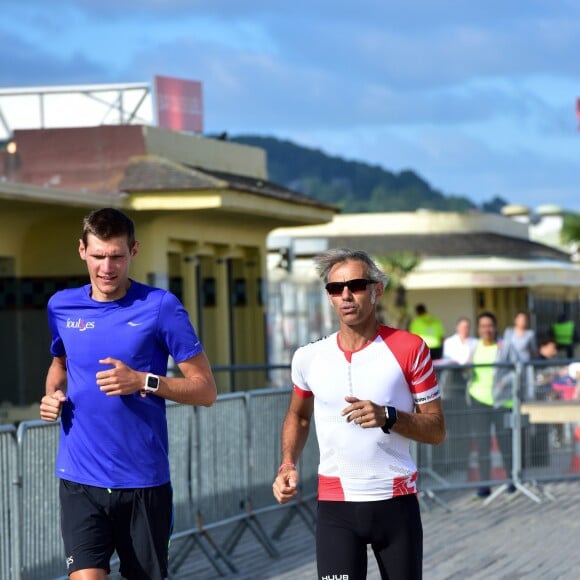 Exclusif - Paul Belmondo participe au Triathlon international de Deauville – Hoka One One, le 24 juin 2017. © Giancarlo Gorassini / Bestimage