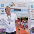 Exclusif - Richard Dacoury participe au Triathlon international de Deauville – Hoka One One, le 24 juin 2017. © Giancarlo Gorassini / Bestimage