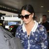 Demi Lovato arrive à l'aéroport LAX de Los Angeles, le 21 juin 2017.