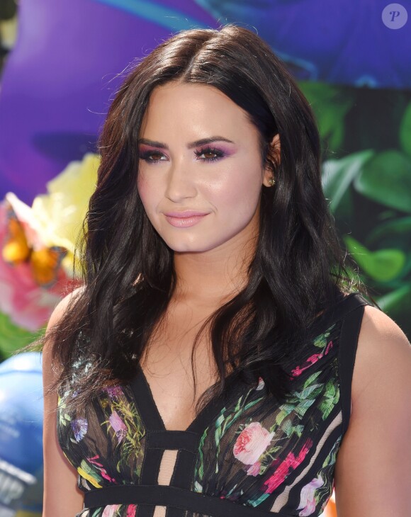 Demi Lovato à la première de 'Smurfs: The Lost Village' à Los Angeles, le 1er avril 2017 © CPA/Bestimage