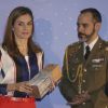 La reine Letizia d'Espagne assiste à la remise de prix "Discapnet 2017" à Madrid le 26 juin 2017.