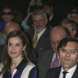 La reine Letizia d'Espagne assiste à la remise de prix "Discapnet 2017" à Madrid le 26 juin 2017.