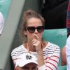Kim Sears, femme d'Andy Murray, dans les tribunes lors des internationaux de France de Roland Garros à Paris, le 30 mai 2017. © - Dominique Jacovides - Cyril Moreau/ Bestimage