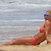 Exclusif - Britney Spears profite d'une belle journée ensoleillée  sur une plage à Kauai à Hawaii, le 13 avril 2017