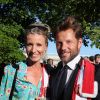 Exclusif - Alexandra Lamy, l'acteur anglais Jamie Bamber - "Fête de la Fleur" de Saint-Emilion le 17 Juin 2017. E. Lavaine est le réalisateur du film "L'embarras du choix", interprété par A. Lamy. © Patrick Bernard-Fabien Cottereau/Bestimage