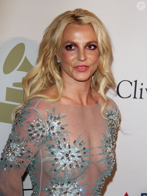 Britney Spears au gala Pre-Grammy à l'hôtel The Beverly Hilton à Beverly Hills, le 11 février 2017