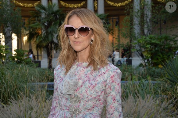 Céline Dion au défilé de mode Haute-Couture "Giambattista Valli" collection Automne-Hiver 2017/2018 au Petit Palais à Paris, France, le 3 juillet 2017. © CVS-Veeren/Bestimage