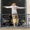 Semi exclusif - Céline Dion a un shooting photo place Vendôme à Paris le 3 juillet 2017.