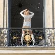Semi exclusif - Céline Dion à un shooting photo place Vendôme à Paris le 3 juillet 2017.