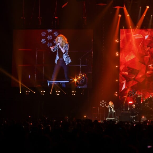 Céline Dion en concert à l'AccorHotels Arena, Paris, le 4 juillet 2017. © Lionel Urman/Bestimage
