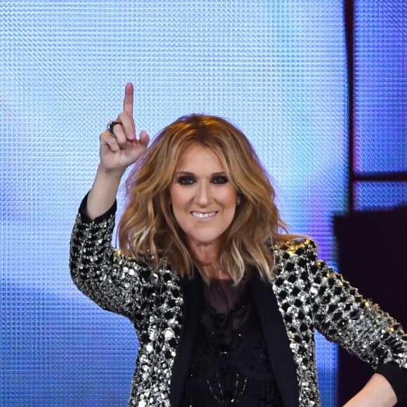 Céline Dion en concert à l'AccorHotels Arena, Paris, le 4 juillet 2017. © Lionel Urman/Bestimage
