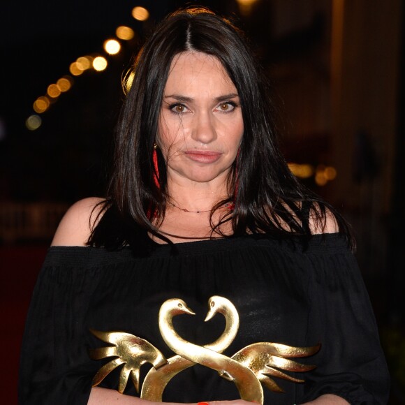 Béatrice Dalle, meilleur actrice dans "Chacun sa vie" de C.Lelouch - Pressroom du 31ème Festival du Film de Cabourg, Journées Romantiques le 17 juin 2017. © Guirec Coadic / Bestimage